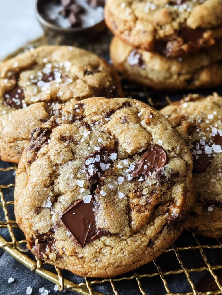 Browned Butter Bourbon Cookies