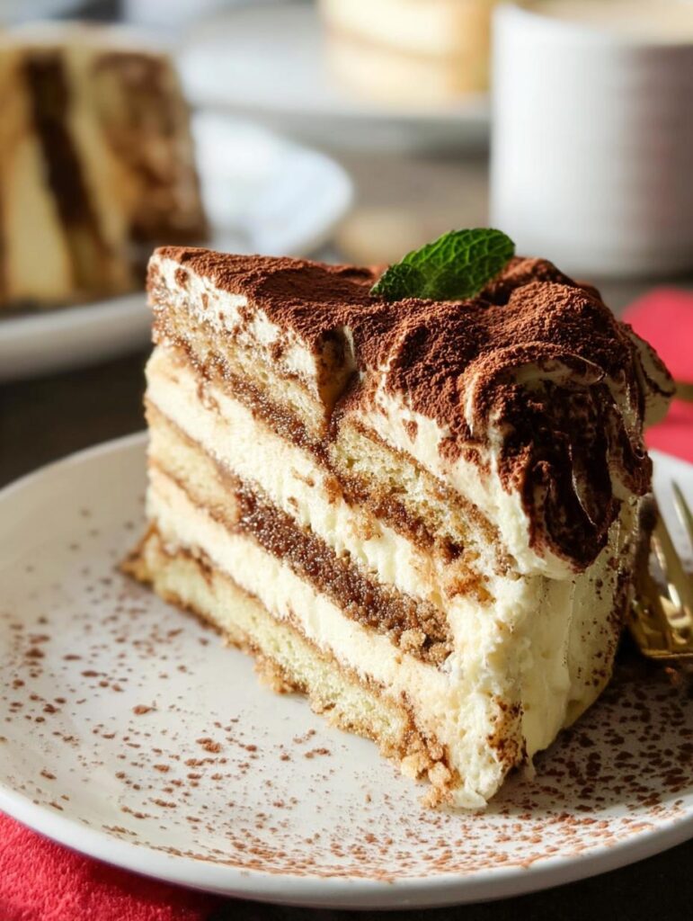 Tiramisu Layer Cake