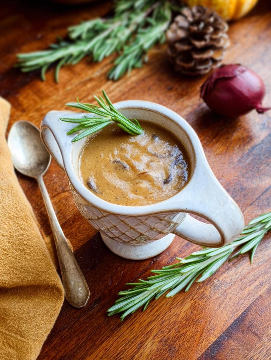 Vegan Mushroom Gravy: Amazing 5-Minute Recipe - Vegan Mushroom Gravy - main visual representation