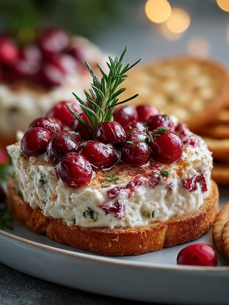 Baked Cranberry Cream Cheese