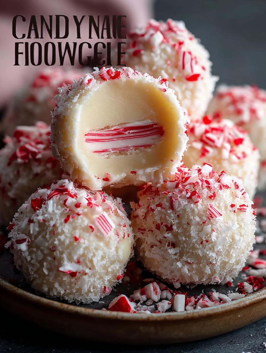 Candy Cane Fudge Snowballs: 7 Festive Treats to Try - Candy Cane Fudge Snowballs - main visual representation