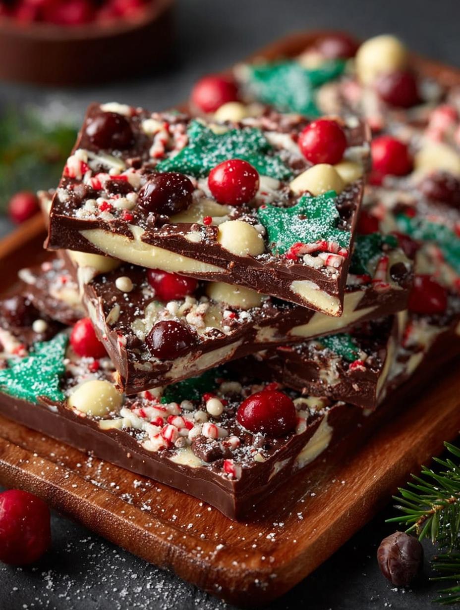 Christmas Chocolate Bark with