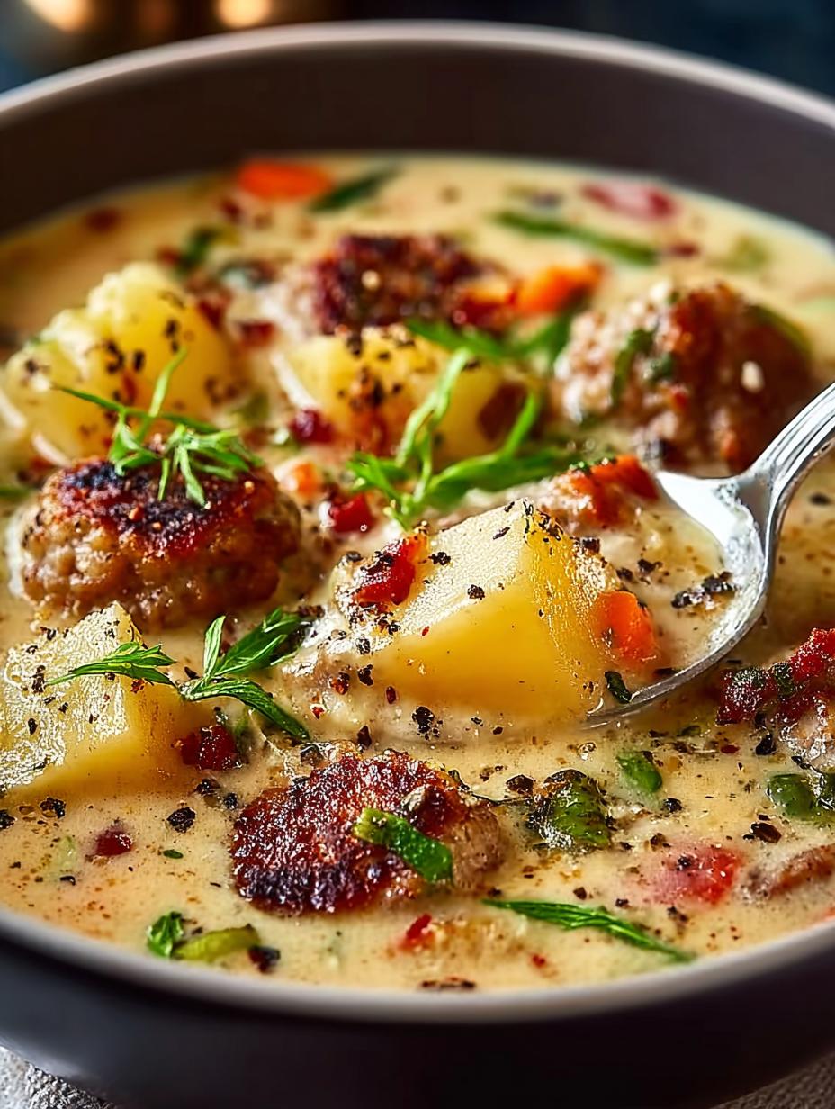 Comforting Potato Sausage Chowder: 6 Reasons to Love It - Comforting Potato Sausage Chowder - additional detail