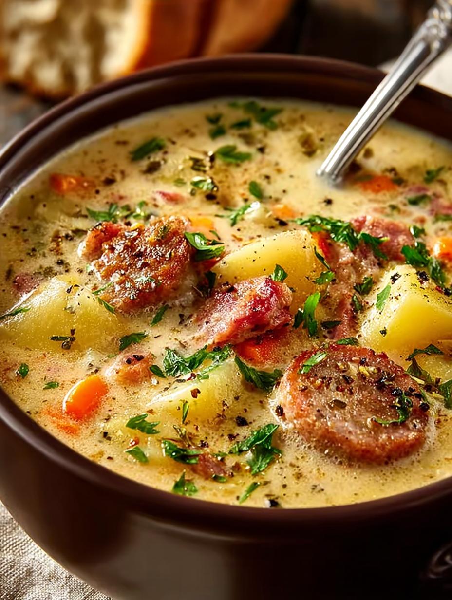 Comforting Potato Sausage Chowder