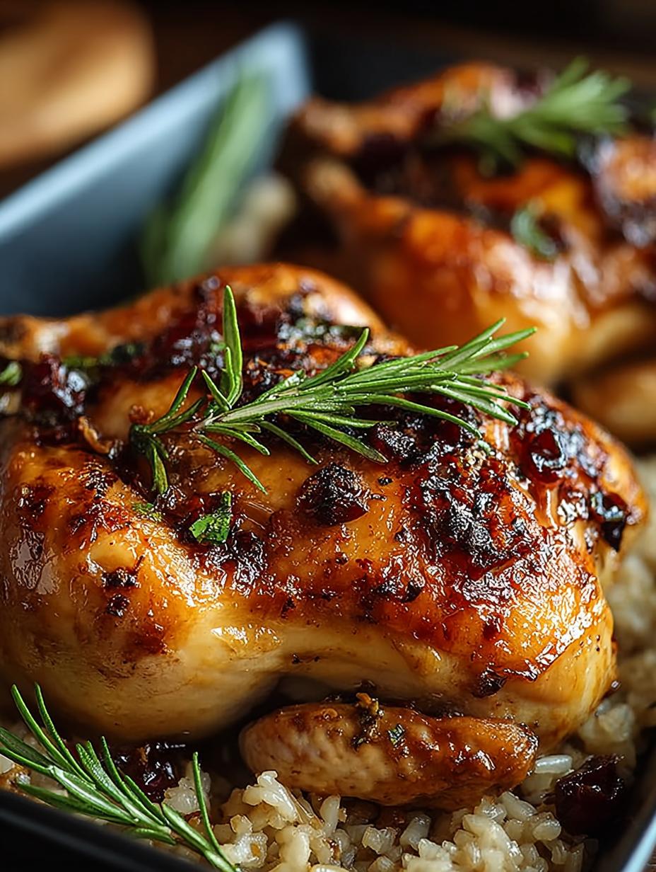 Cornish Hens with Apple