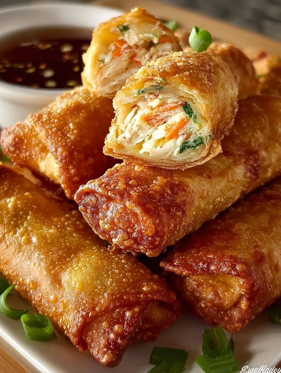 Crab Rangoon Egg Rolls: 12 Irresistible Creamy Bites - Crab Rangoon Egg Rolls - additional detail