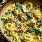 Creamy Chicken Tortellini Soup