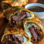French Dip Tortilla Roll