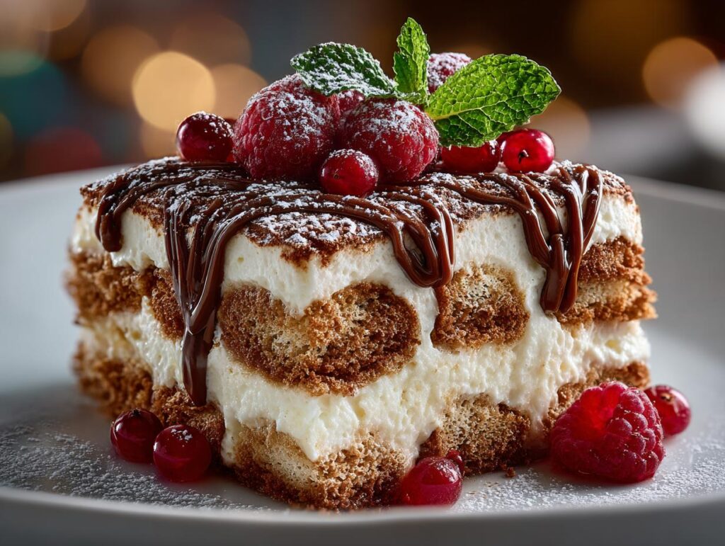 Gingerbread Tiramisu Festive Holiday