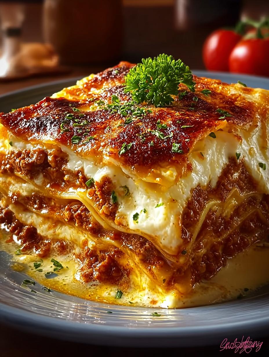 Heavenly Lasagna: 7 Layers of Comforting Delight 5 Heavenly Lasagna: 7 Layers of Comforting Delight - Heavenly Lasagna - main visual representation