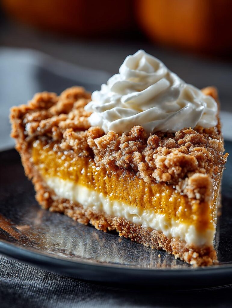 Pumpkin Streusel Pie Fall