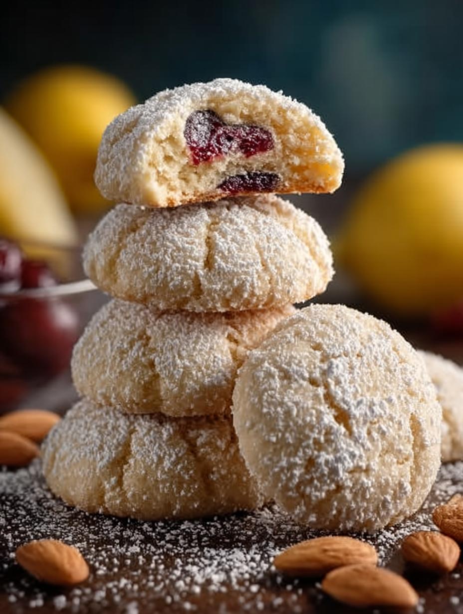 Soft Almond Cherry Cookies Everyone Will Love - Almond Cherry Cookies - additional detail