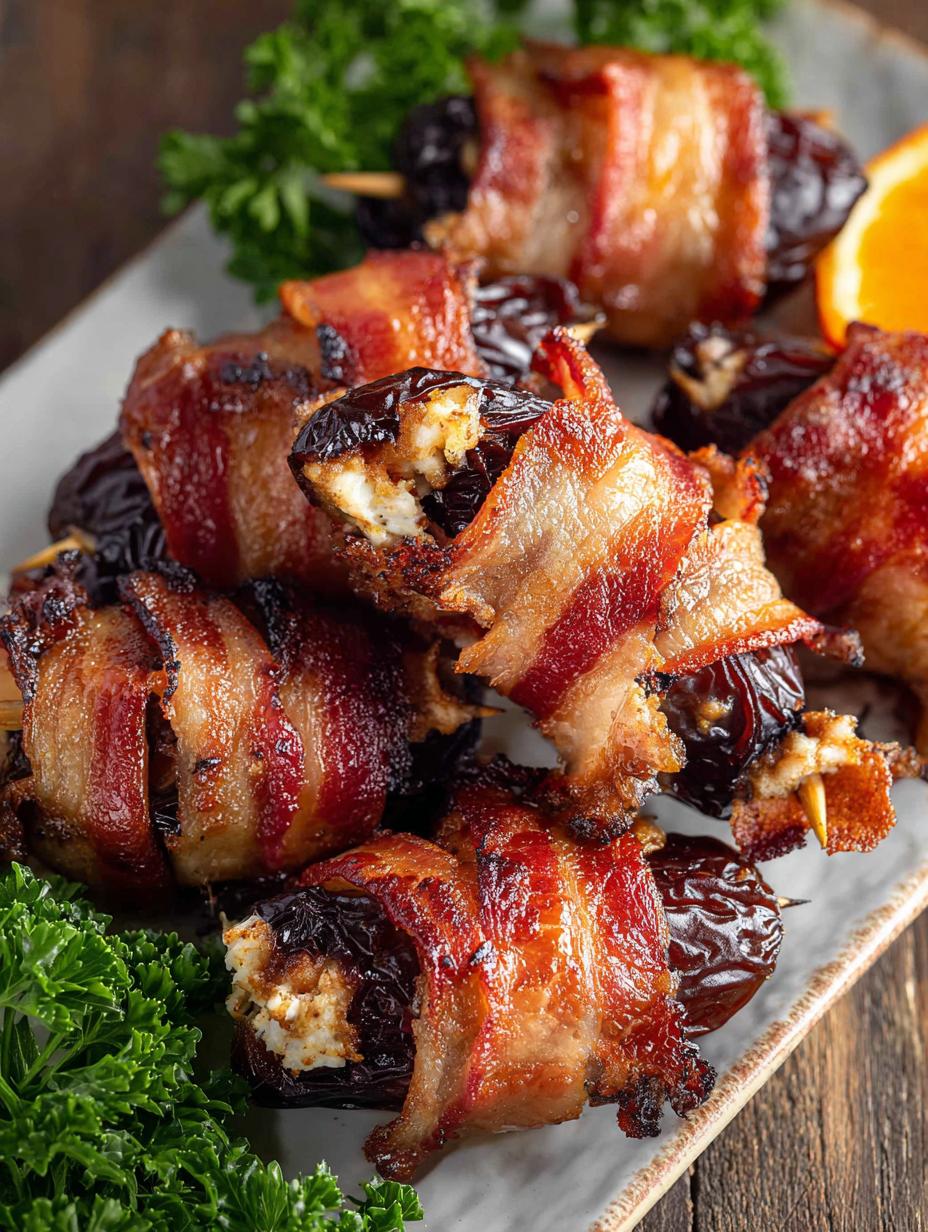 Bacon Wrapped Dates