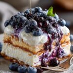 Blueberry Cream Cheesecake Lasagna