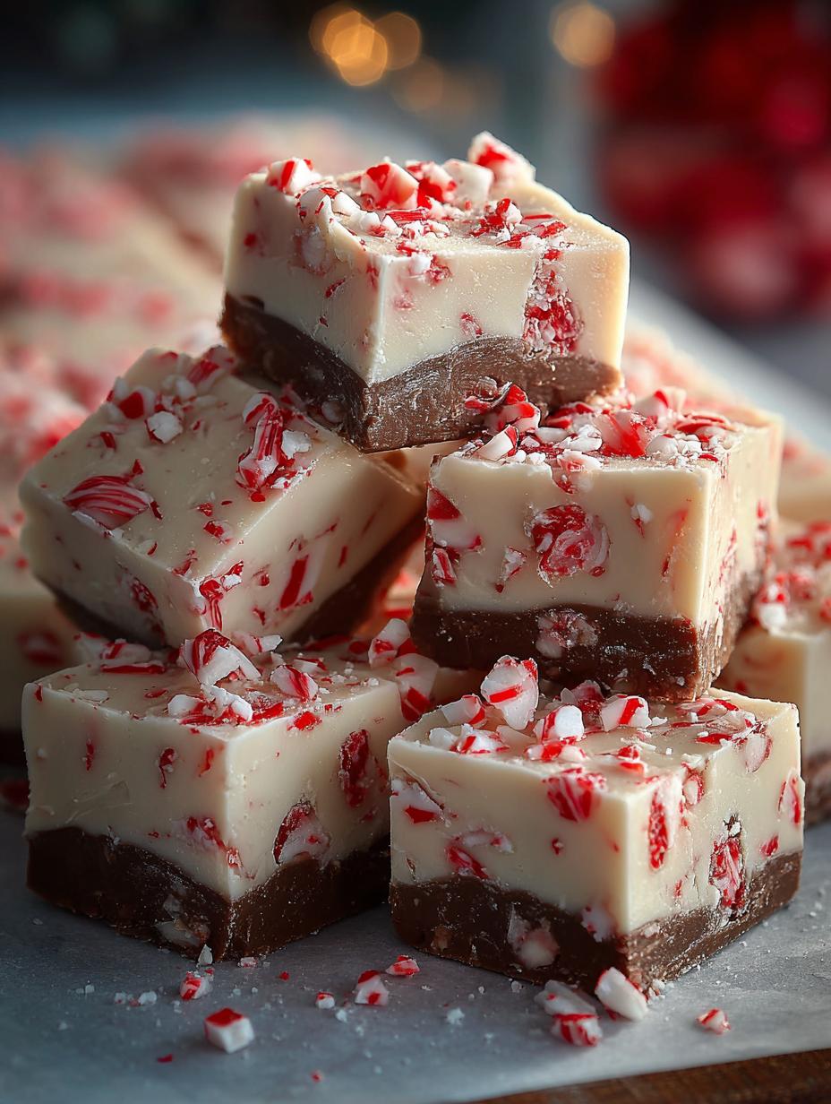 Delicious Candy Cane Fudge for Festive Celebrations - Candy Cane Fudge - additional detail