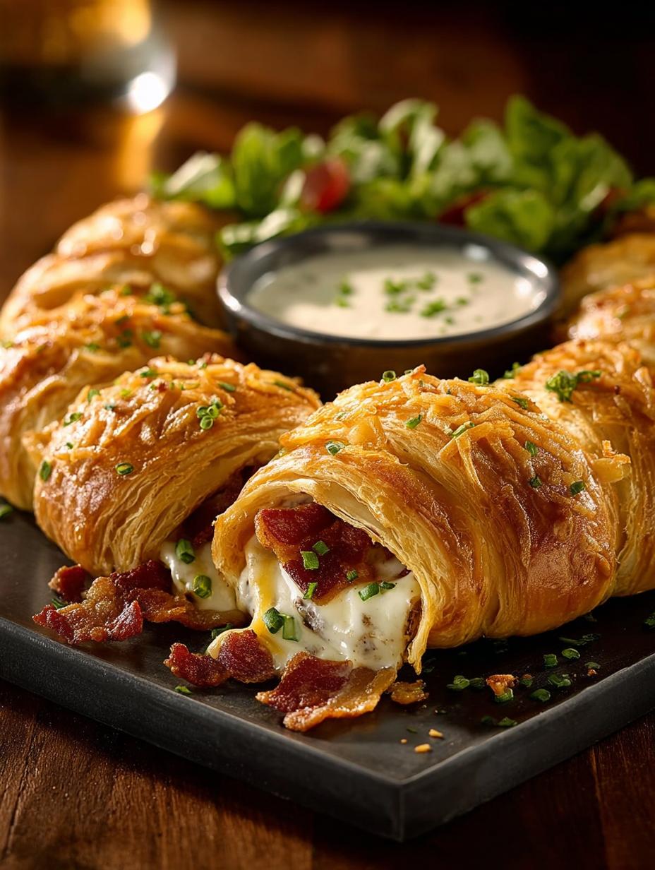Chicken Bacon Ranch Crescent