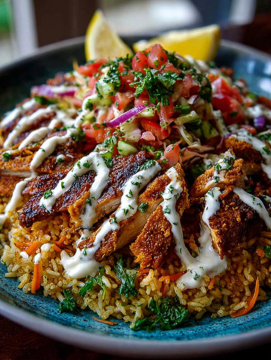Chicken Shawarma Crispy Rice