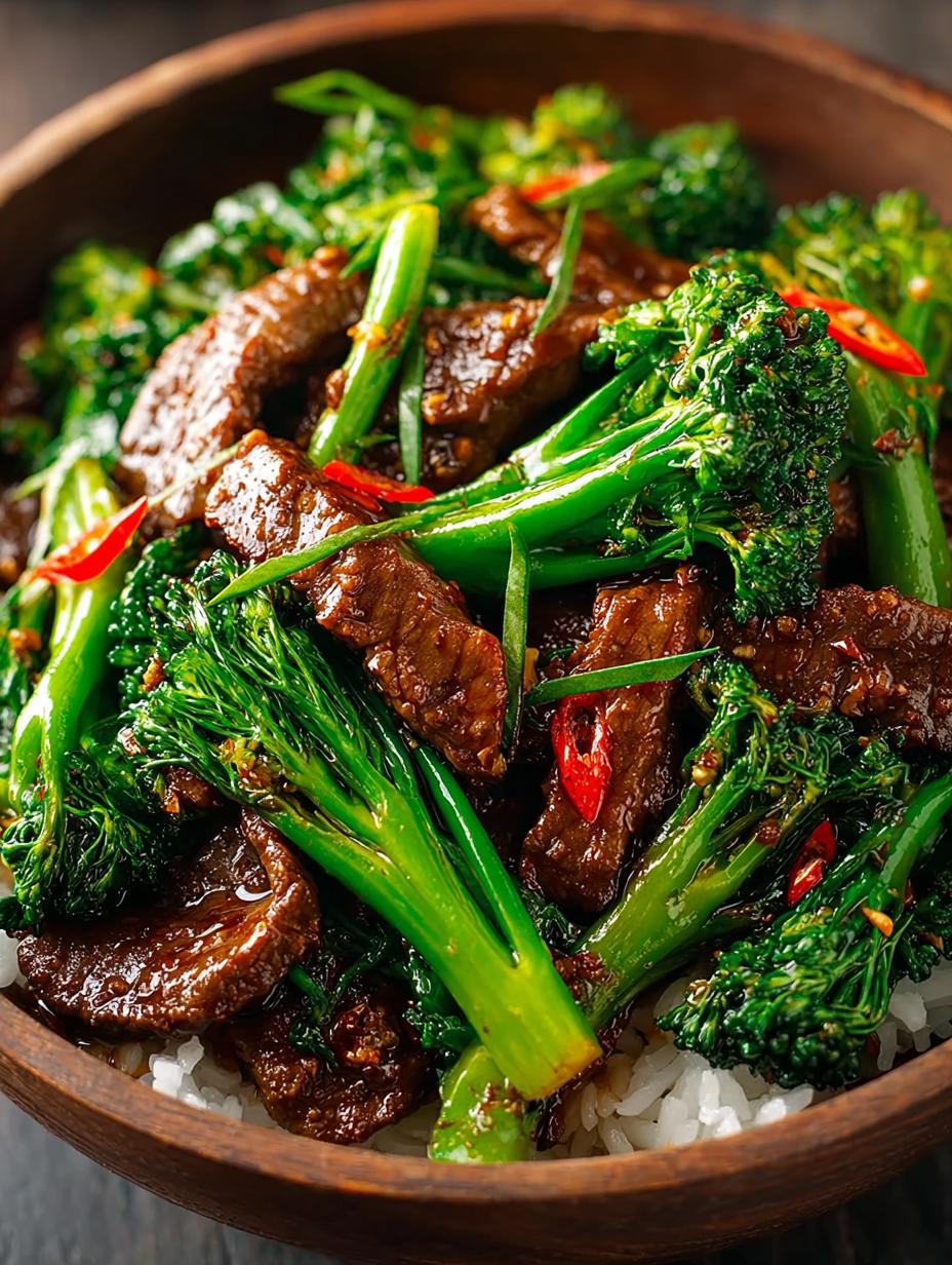 Chinese Beef Broccoli Stir