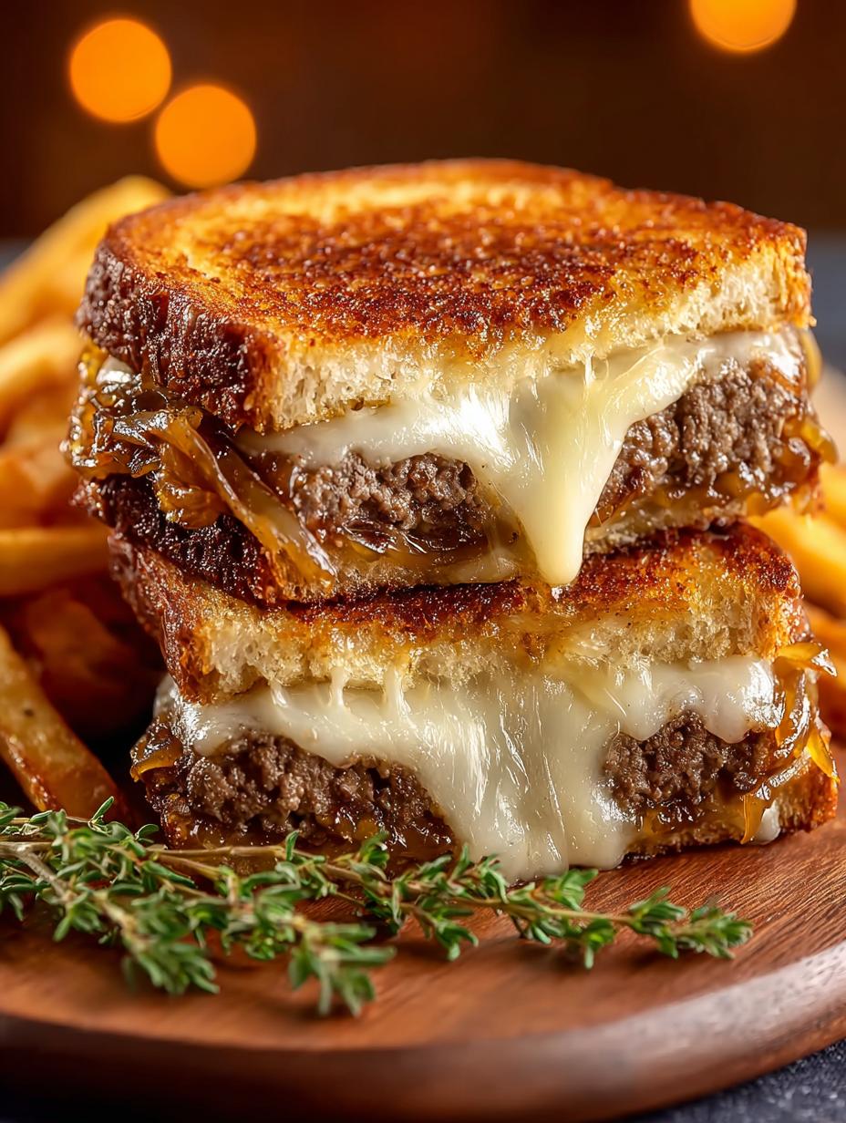 French Onion Patty Melt: 6 Irresistible Comfort Food Ideas - French Onion Patty Melt - main visual representation