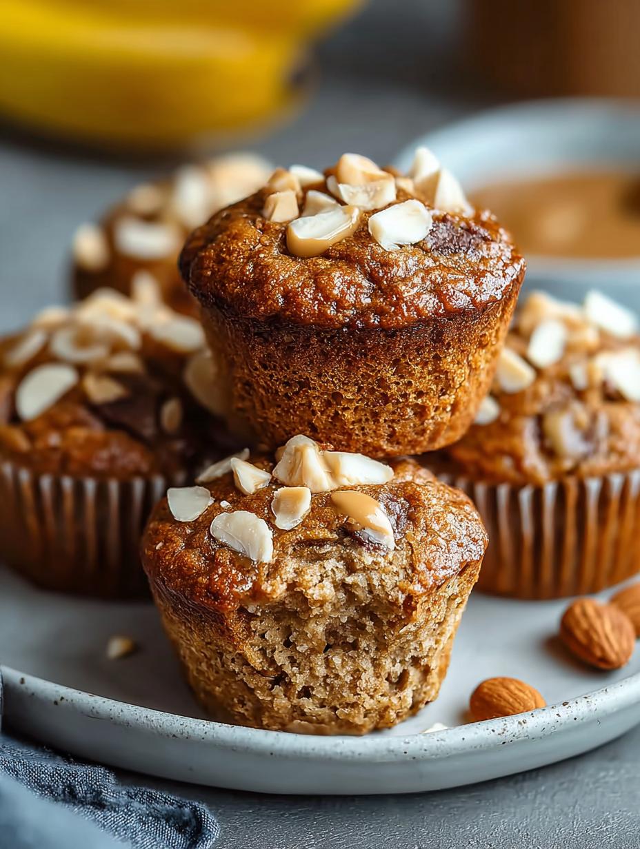 Heavenly Gluten Free Peanut Butter Banana Muffins - Gluten Free Peanut Butter - main visual representation
