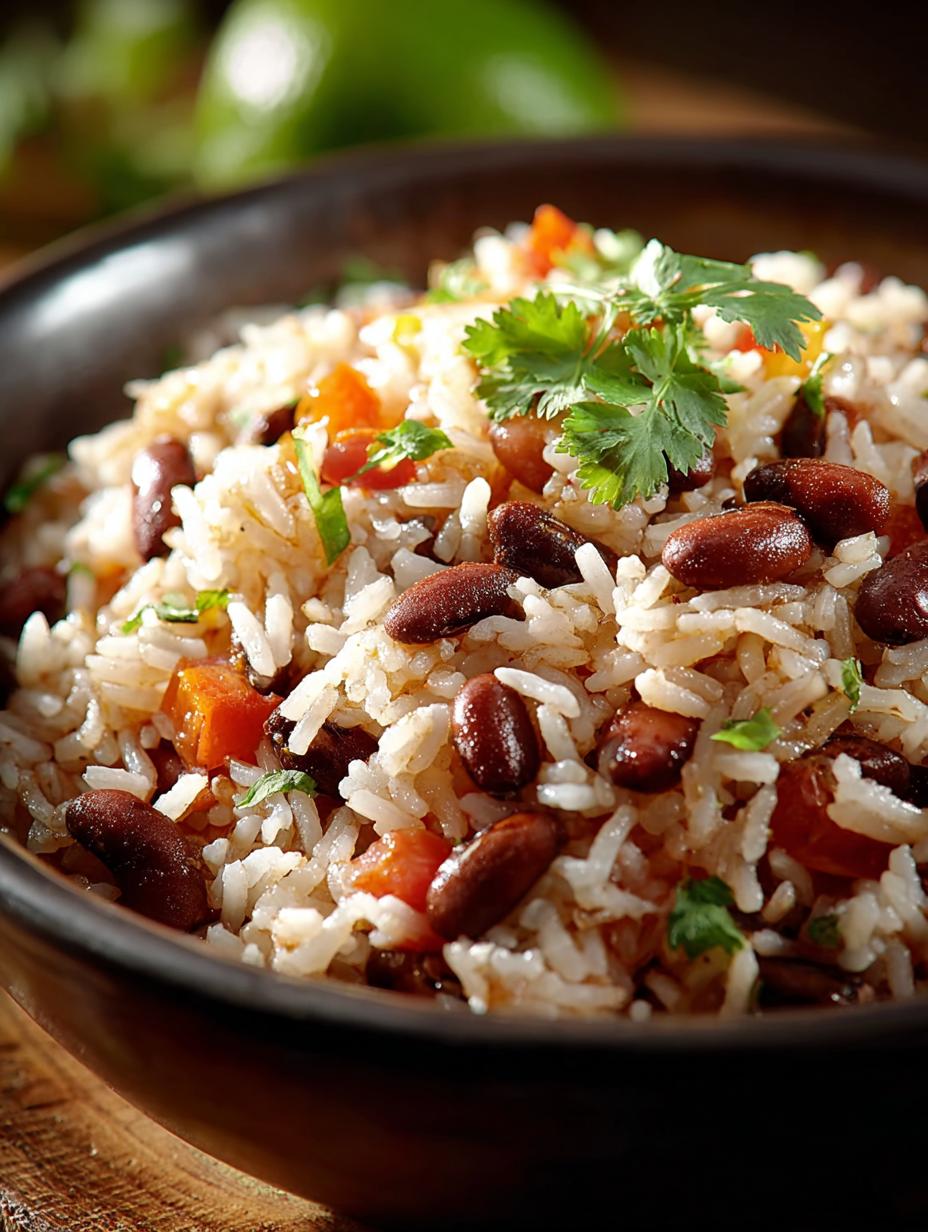 Haitian Rice Beans