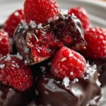 Healthy Chocolate Covered Raspberries