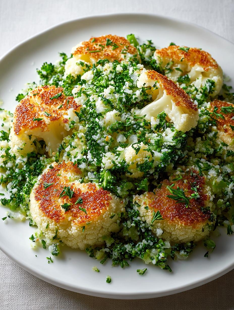 Irresistible Cheesy Broccoli Cauliflower