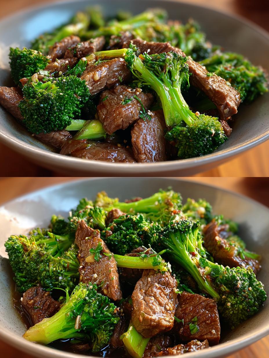 Lazy Beef Broccoli