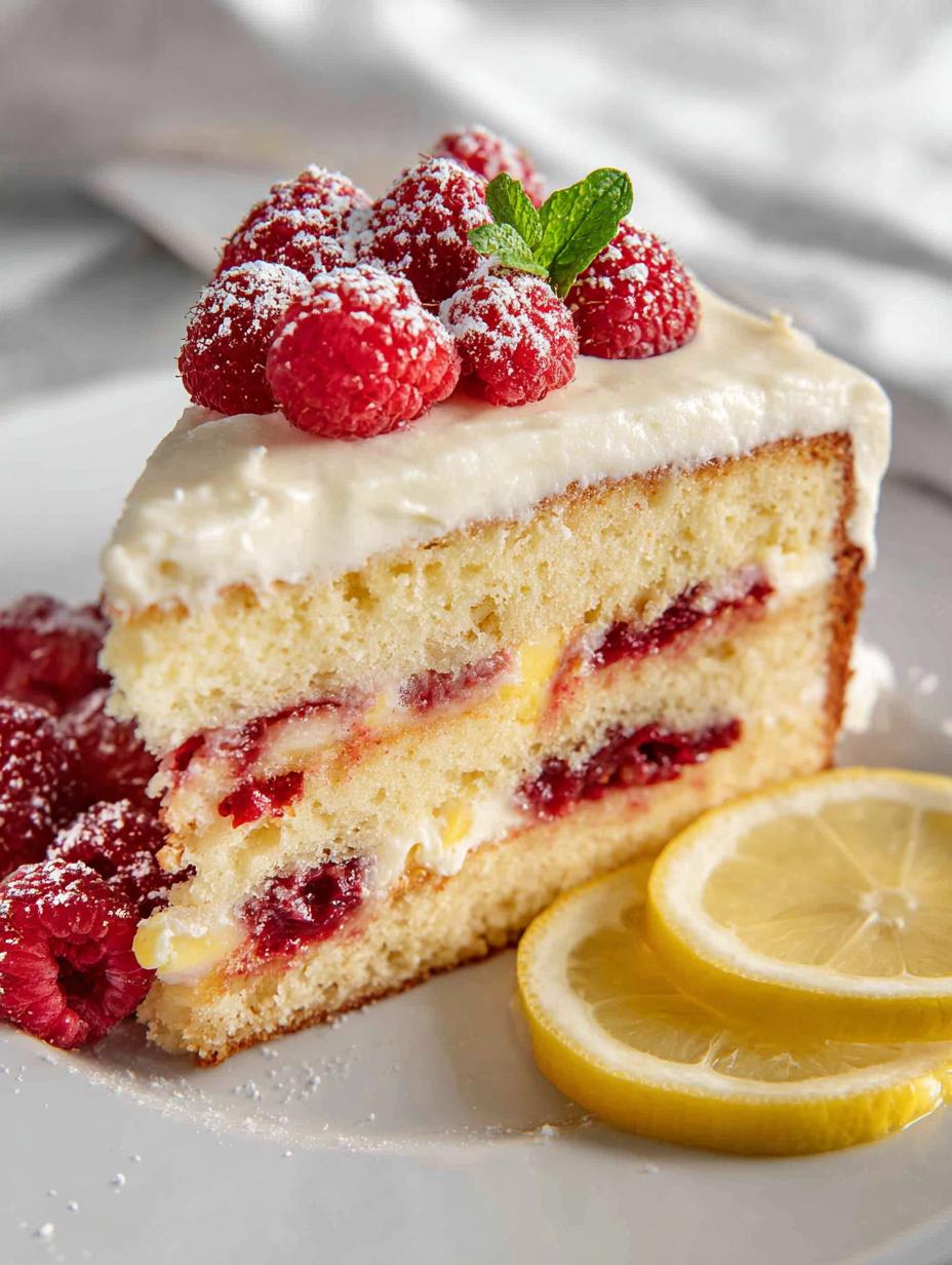 Lemon Raspberry Cake