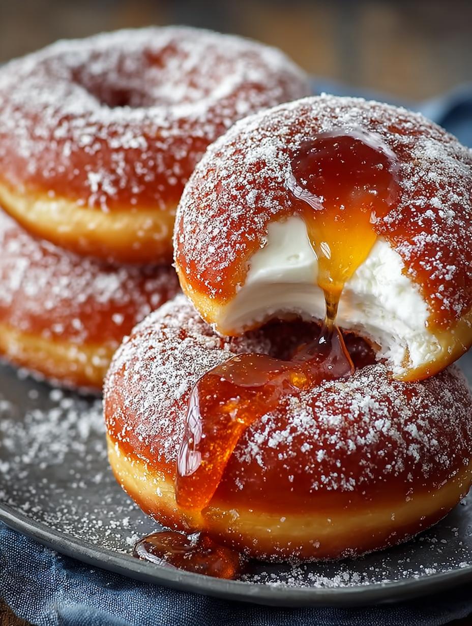 Spiced Easter Doughnuts with Creamy Vanilla and Marmalade - Spiced Easter Doughnuts with - additional detail