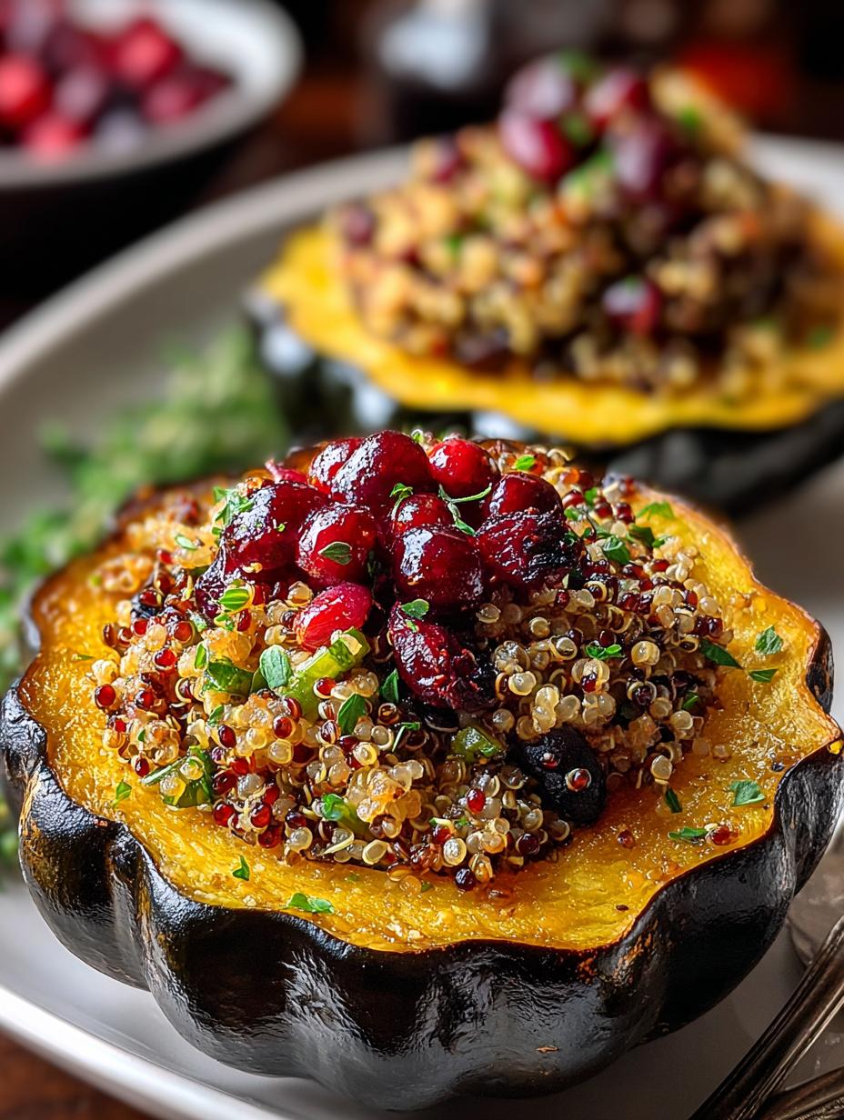 Stuffed Acorn Squash with