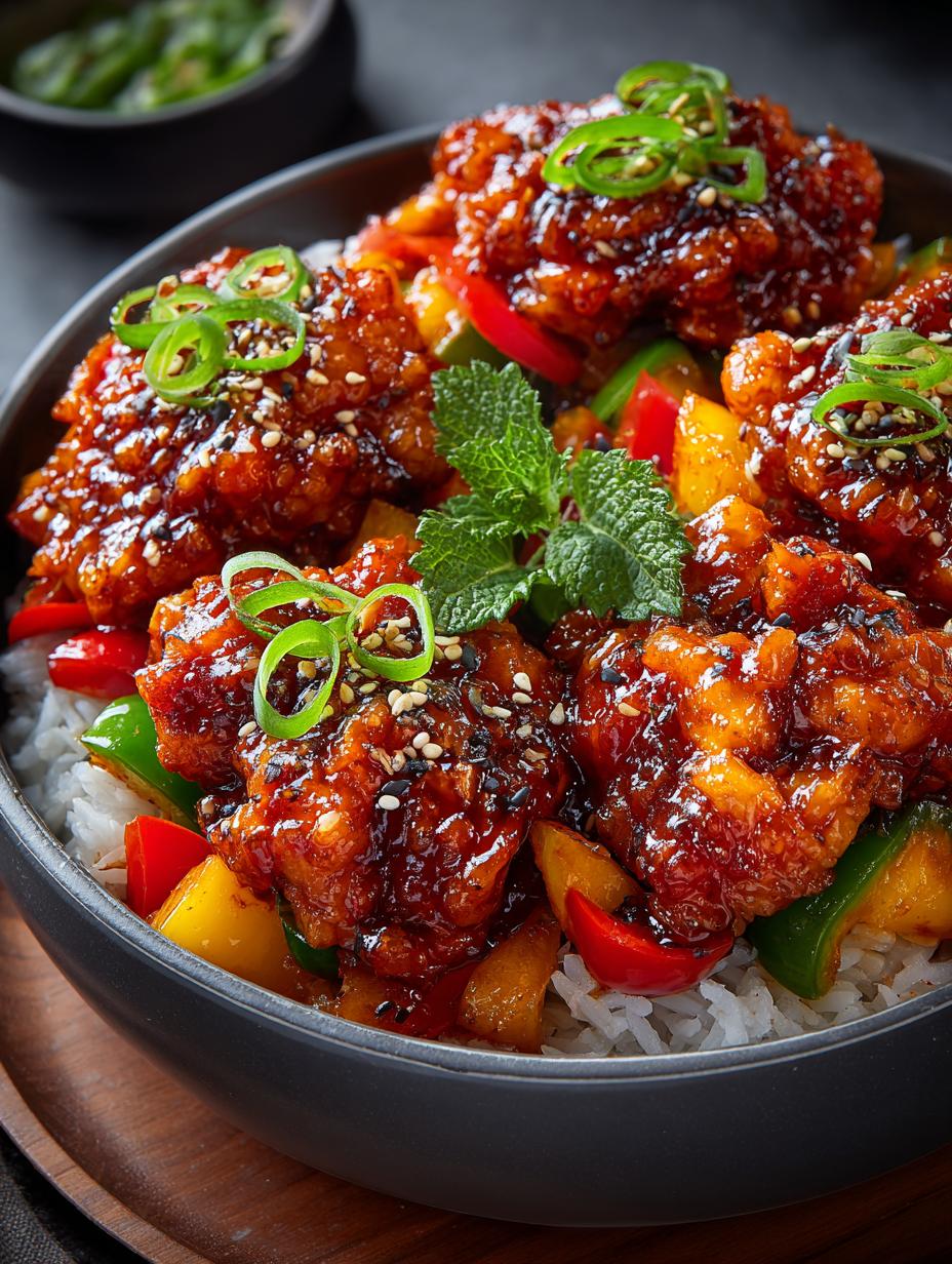 Sweet Sour Chicken Stuffed Peppers for a Delicious Dinner 6 Sweet Sour Chicken Stuffed Peppers for a Delicious Dinner - Sweet Sour Chicken Stuffed - additional detail