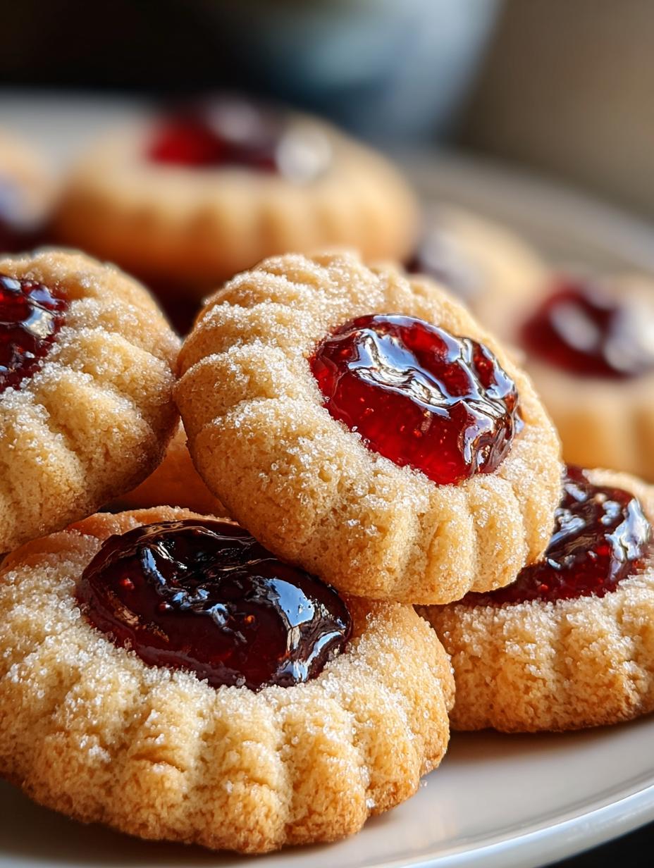 Thumbprint Jam Cookies