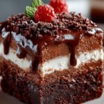 Chocolate Mousse Brownie