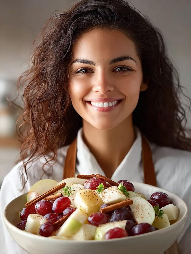 Cinnamon Apple Grape Salad