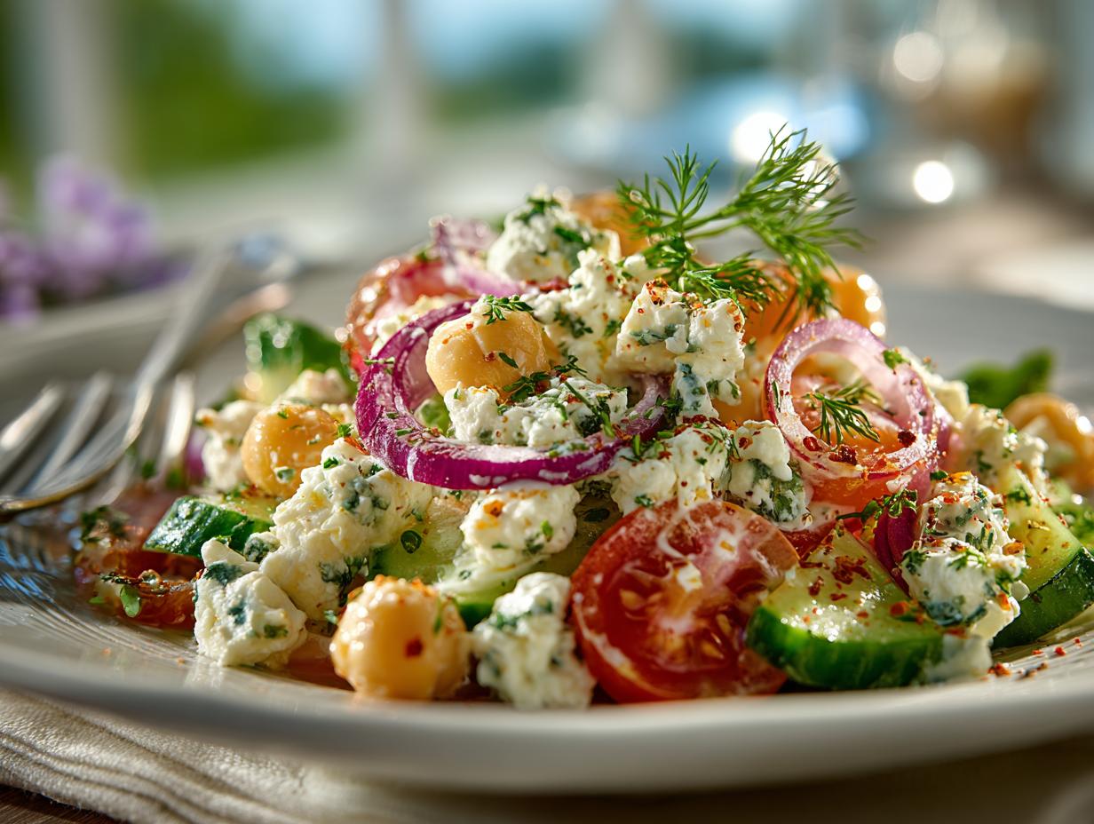 Cottage Cheese Chickpea Salad: 5 Delicious Variations - Cottage Cheese Chickpea Salad - additional detail