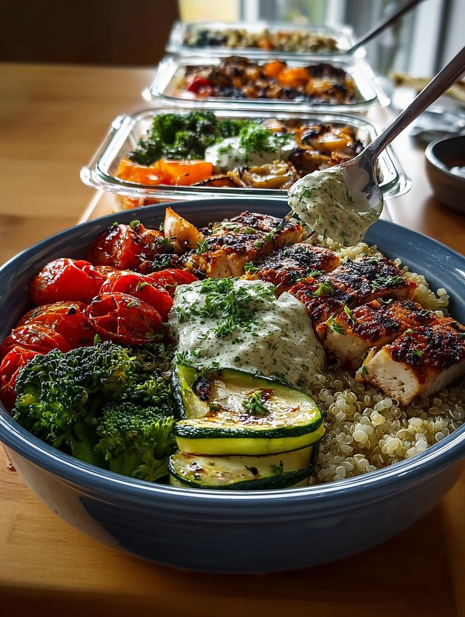 5 Ingredient Protein Quinoa Bowl for a Healthy Lunch - Ingredient Protein Quinoa Bowl - additional detail