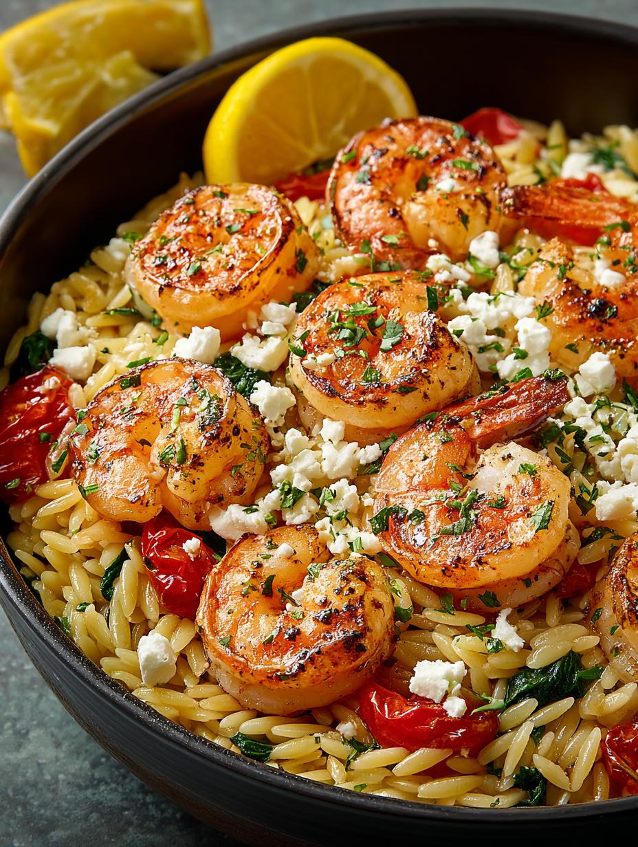 Lemon Feta Orzo Shrimp: 7 Delightful Ways to Enjoy It - Lemon Feta Orzo Shrimp - additional detail