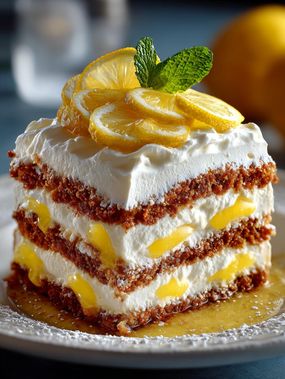 Lemon Icebox Cake: 7 Reasons to Indulge in This Delightful Treat - Lemon Icebox Cake - additional detail