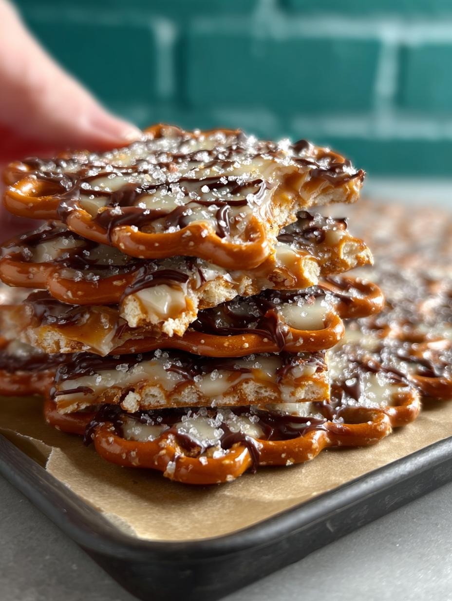 Pretzel Toffee
