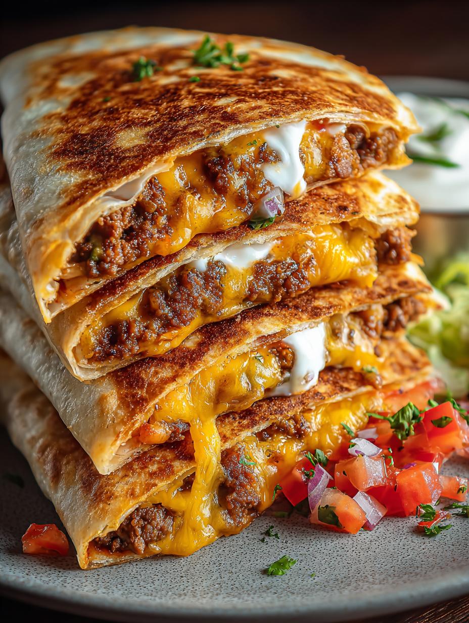 Delicious Smash Burger Quesadillas for Every Meal - Smash Burger Quesadillas - main visual representation
