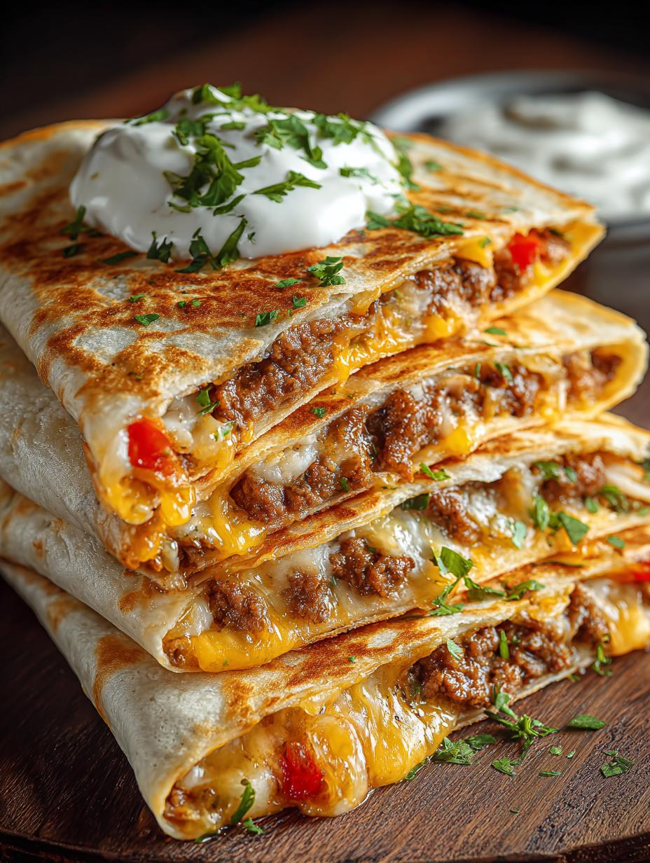Delicious Smash Burger Quesadillas for Every Meal - Smash Burger Quesadillas - additional detail