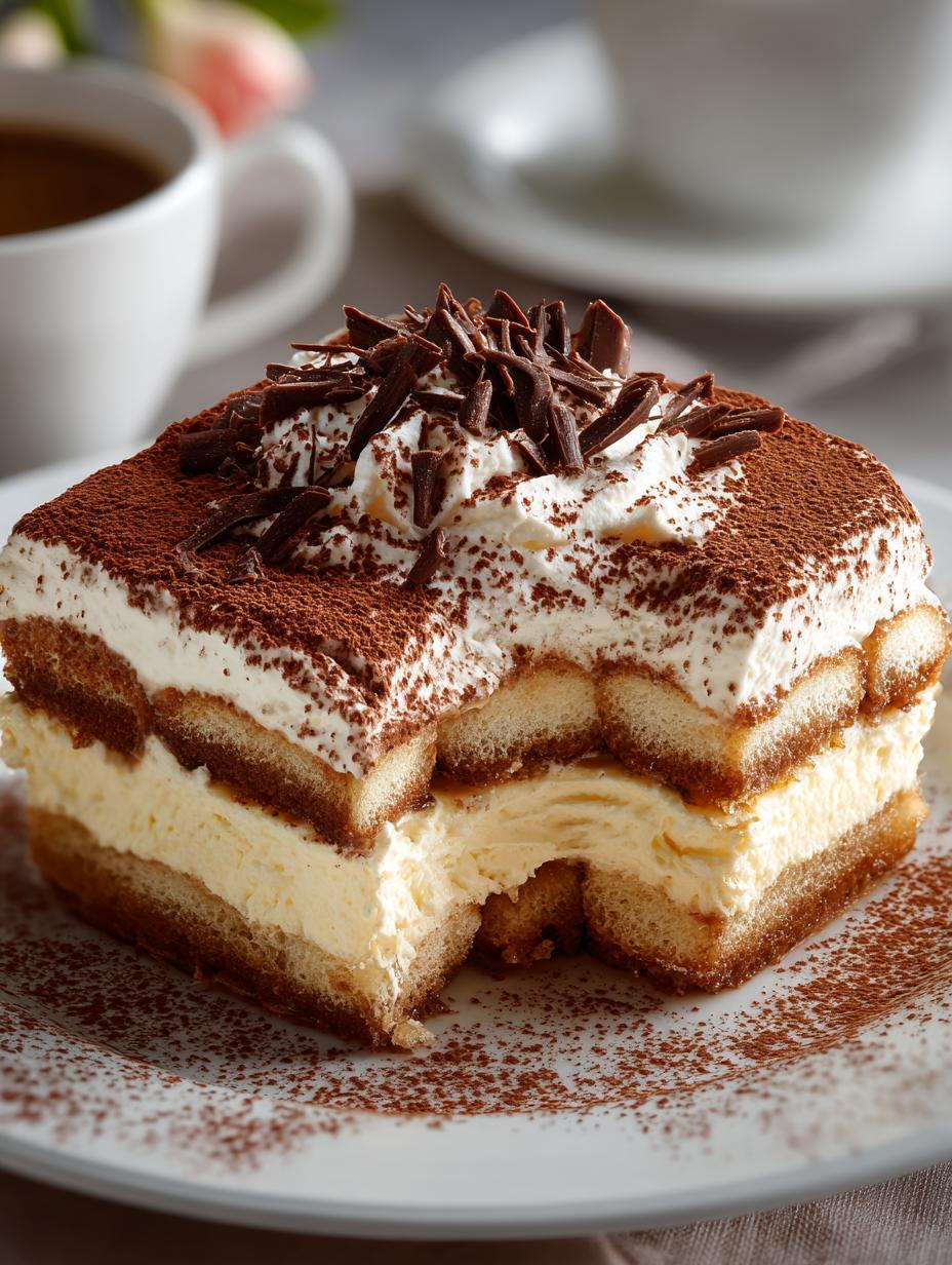 Delicious Tiramisu: 10 Steps to Perfection - Tiramisu - main visual representation
